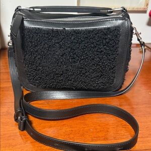Marc Jacobs Shearling “The Soft Box” Crossbody Bag